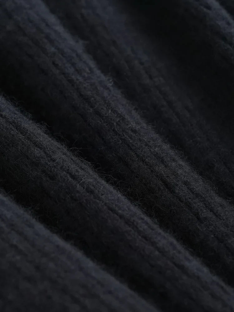 Olivia Bennet | Wool Wide Leg Pants for Women