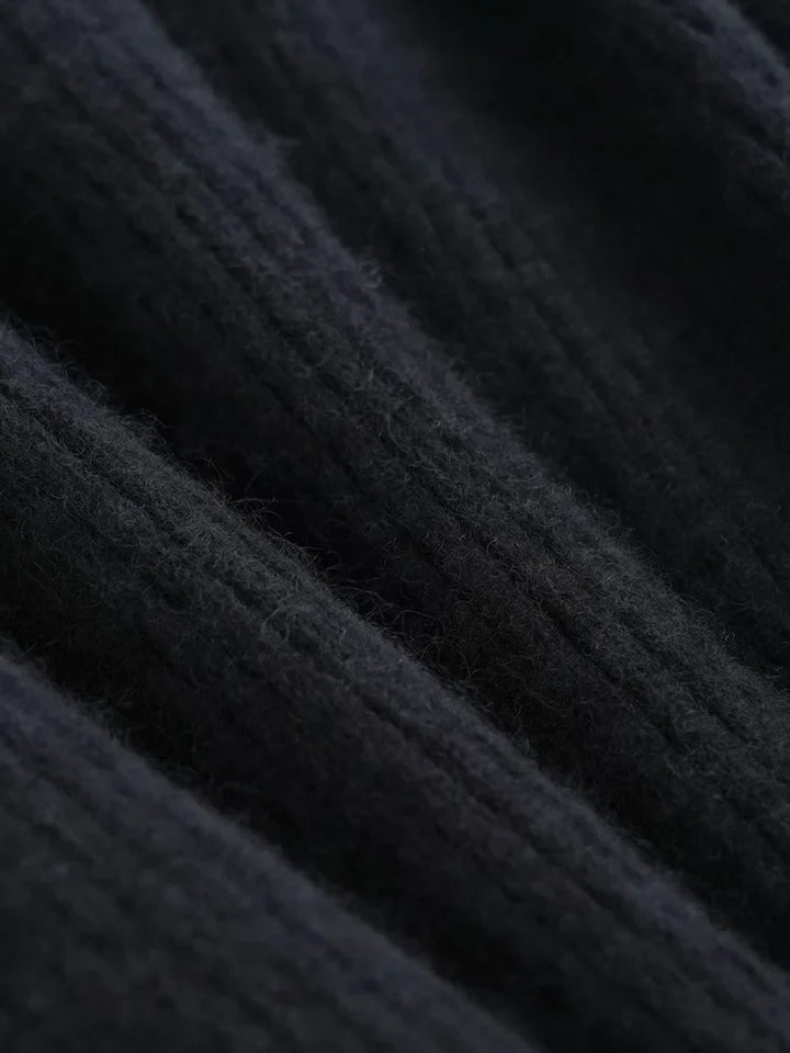 Olivia Bennet | Wool Wide Leg Pants for Women