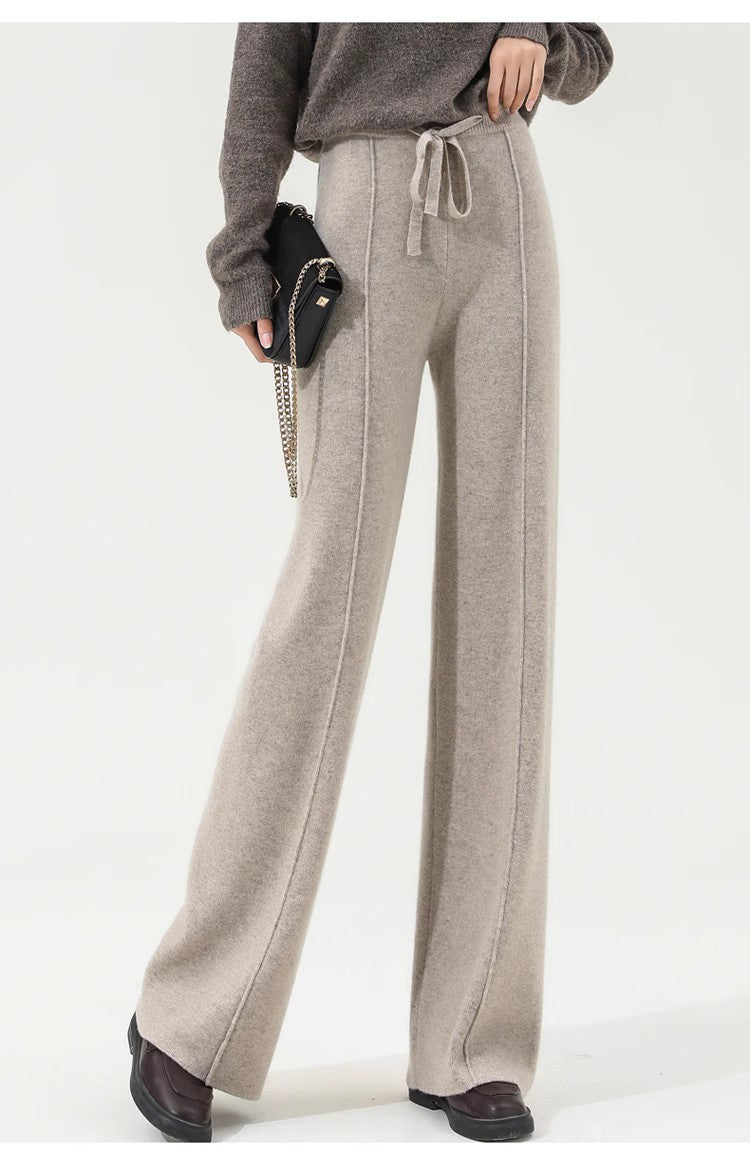 Olivia Bennet | Classic Wool Trousers for Women