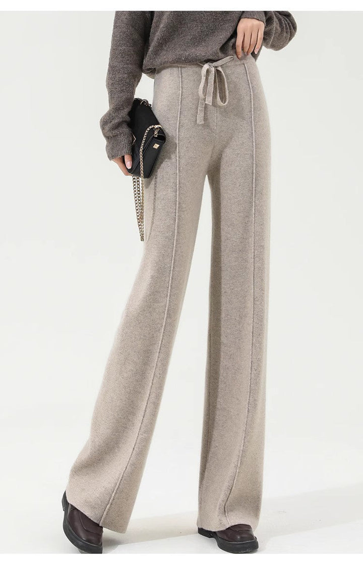 Olivia Bennet | Classic Wool Trousers for Women