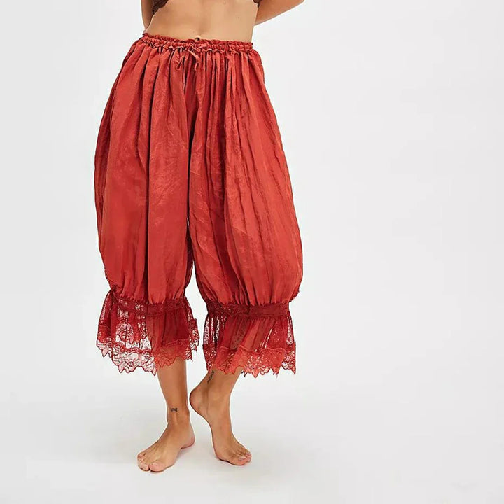 Olivia Bennet | Lace Lantern Pants for Women