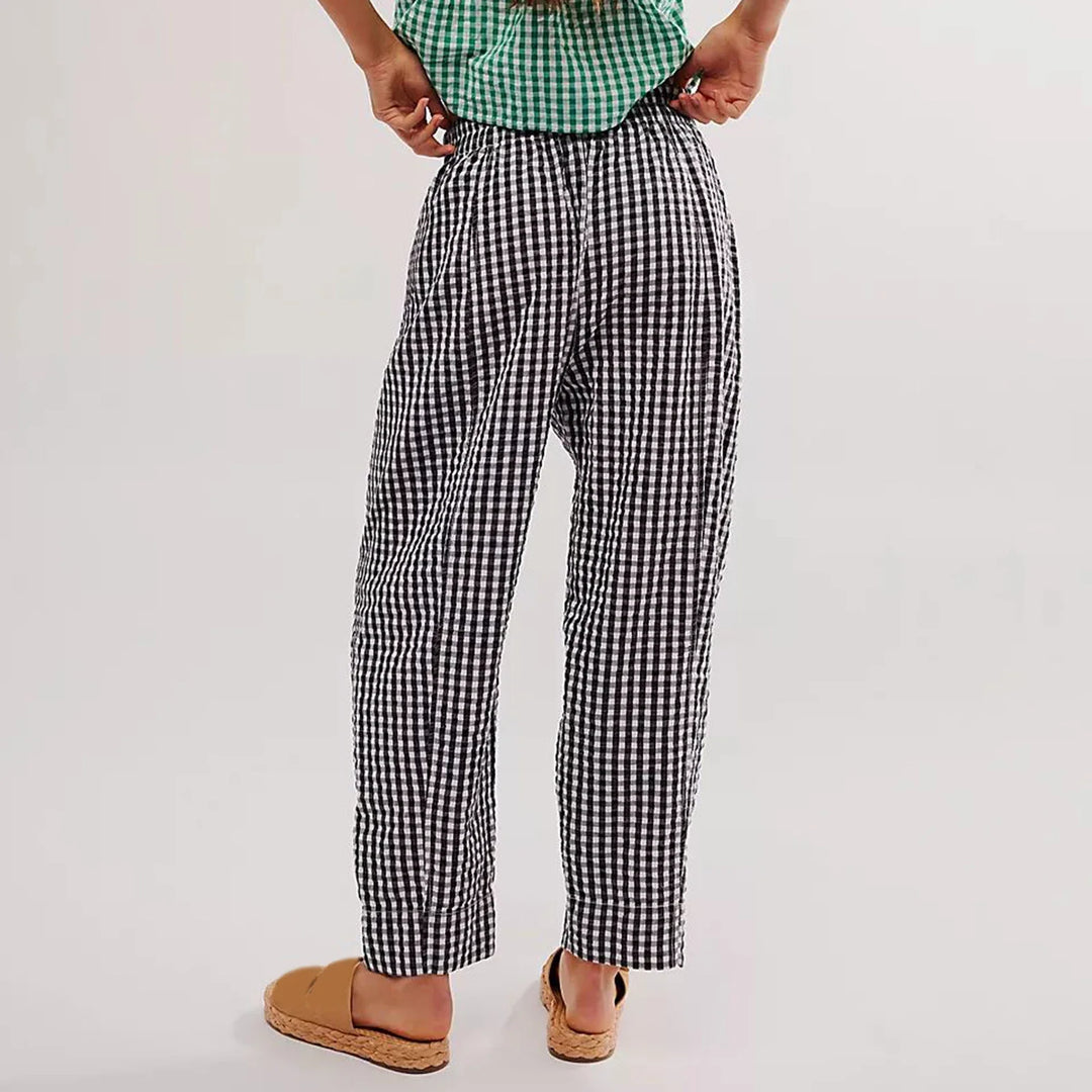 Olivia Bennet | Lounge Pants for Women in Soft Fabric, Relaxed Fit, Gray