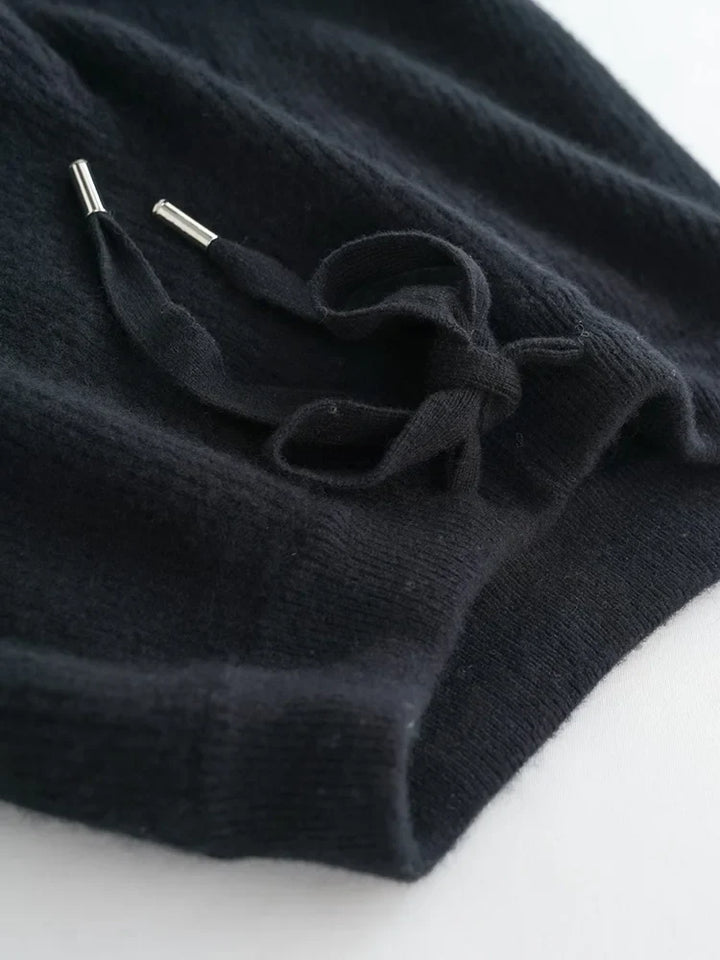 Olivia Bennet | Wool Wide Leg Pants for Women