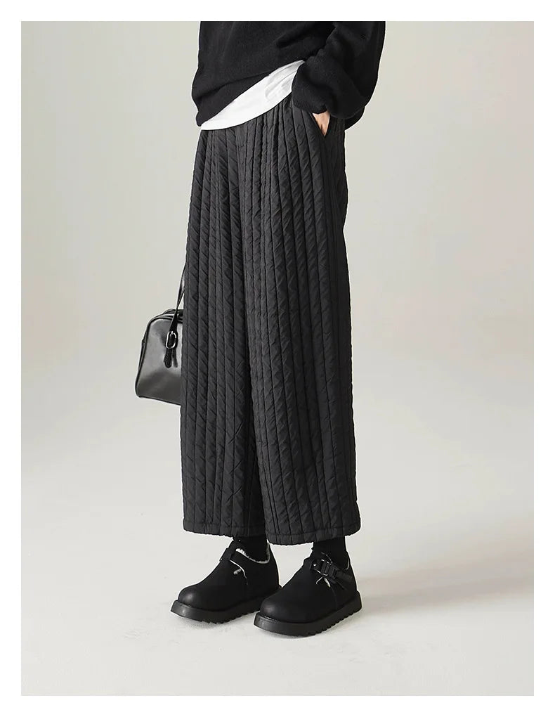 Olivia Bennet | Cotton Wide-Leg Pants for Women in Natural Color
