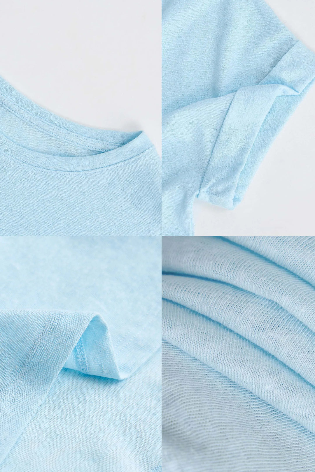 Olivia Bennet | Oversized Tee for Women in Soft Cotton with Rolled Cuff in White