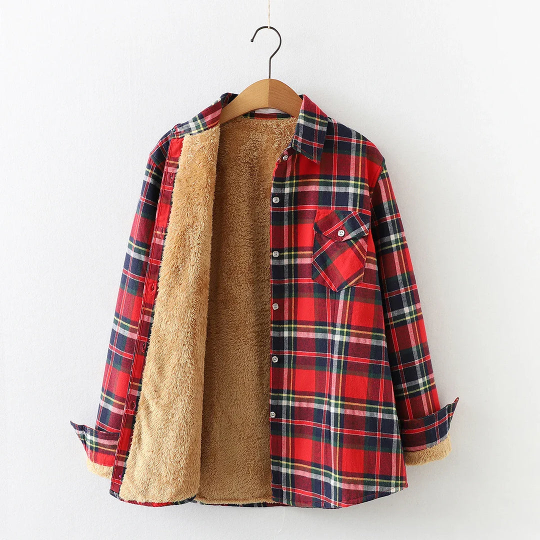 Olivia Bennet | Classic Plaid Throw Blanket