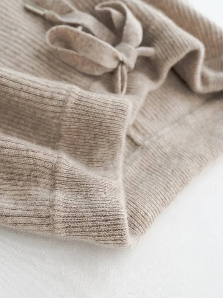 Olivia Bennet | Wool Wide Leg Pants for Women