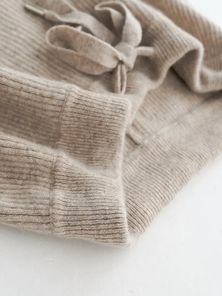 Olivia Bennet | Wool Wide Leg Pants for Women