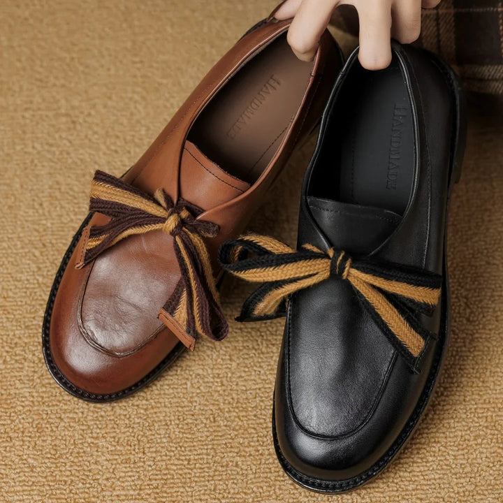 Olivia Bennet | Classic Leather Loafers for Women