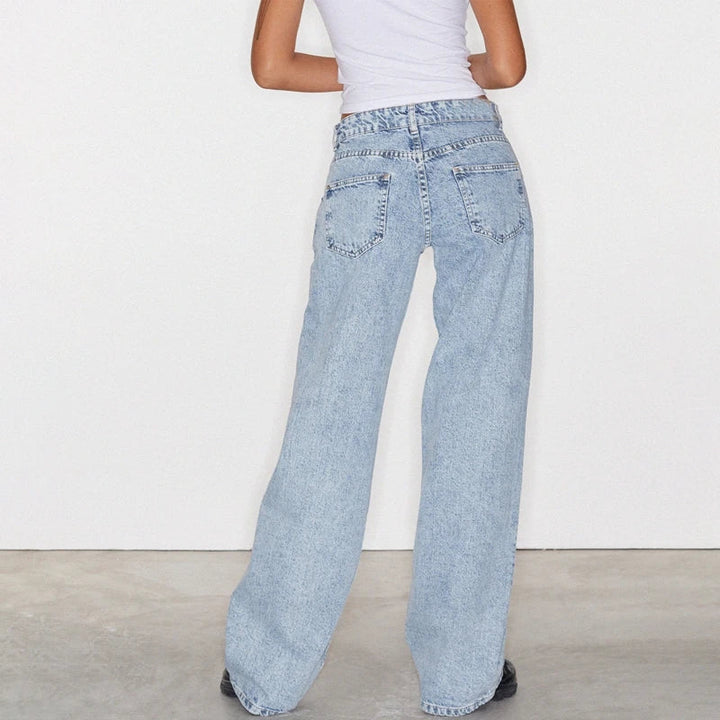 Olivia Bennet | Low-Waist Denim Jeans for Women