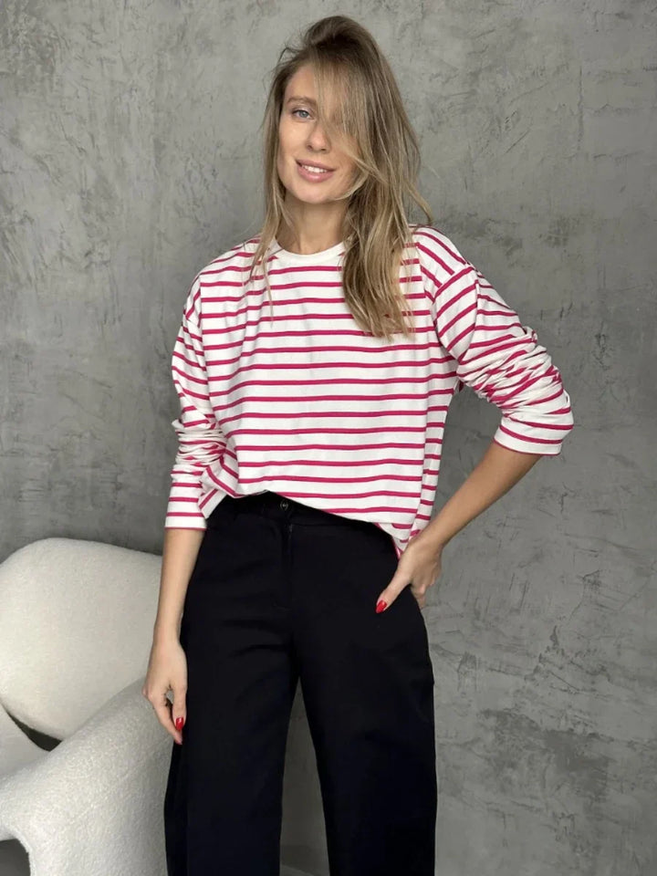 Olivia Bennet | Striped Cotton Shirt