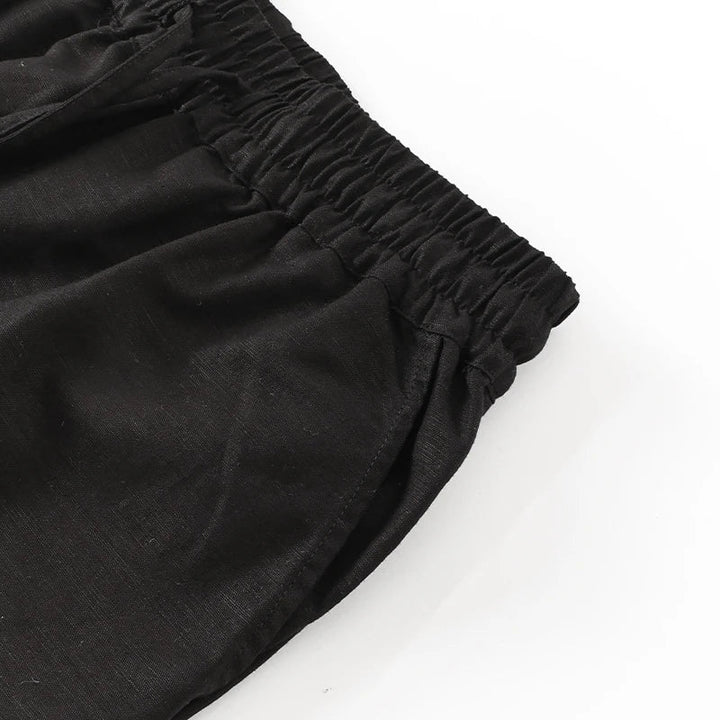 Olivia Bennet | Linen Lounge Pant for Women in Natural Fit