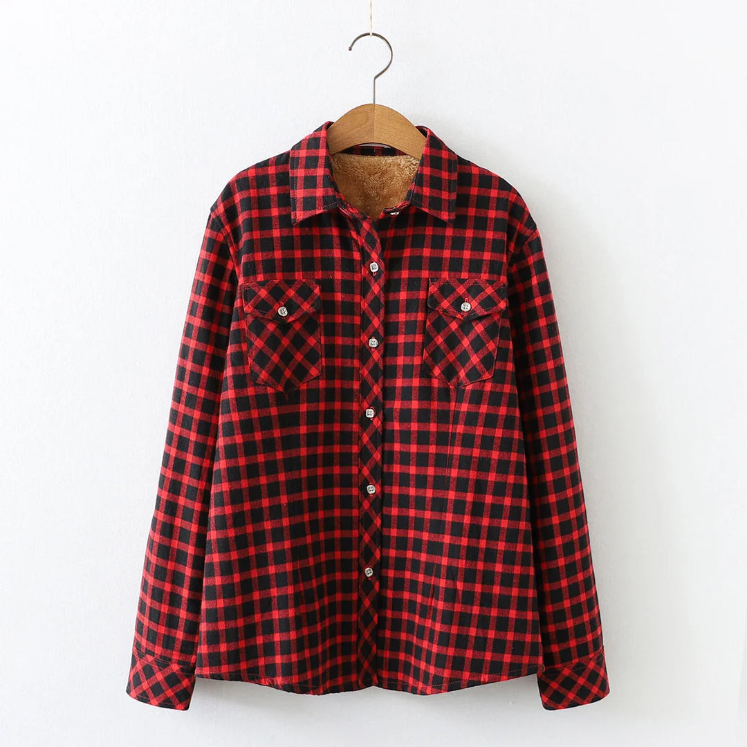 Olivia Bennet | Classic Plaid Throw Blanket