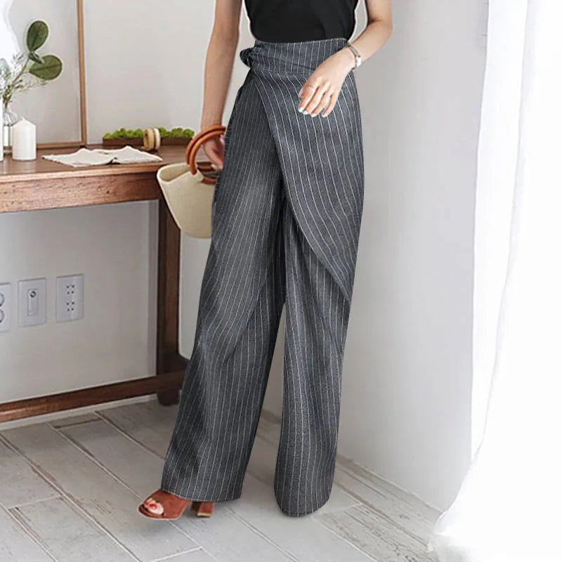 Olivia Bennet | Cotton Wide-Leg Pant for Women in Natural