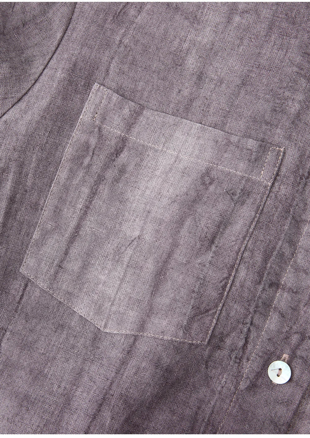 Olivia Bennet | Pleated Linen Button Shirt