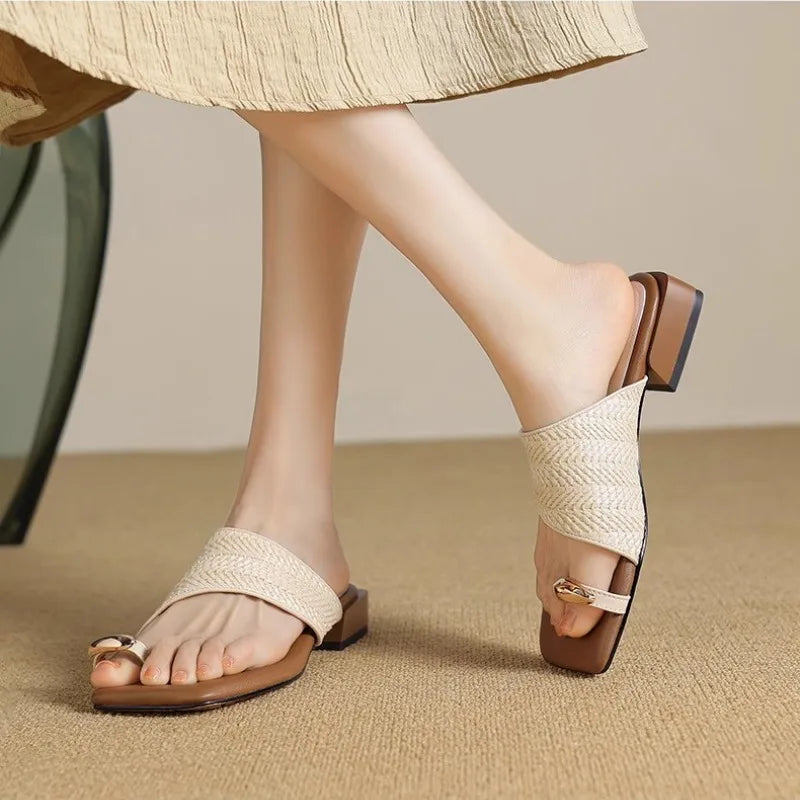 Olivia Bennet | Luxe Flats for Women in Leather, Slip-On Style