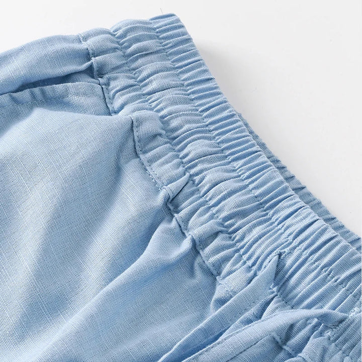 Olivia Bennet | Linen Lounge Pant for Women in Natural Fit