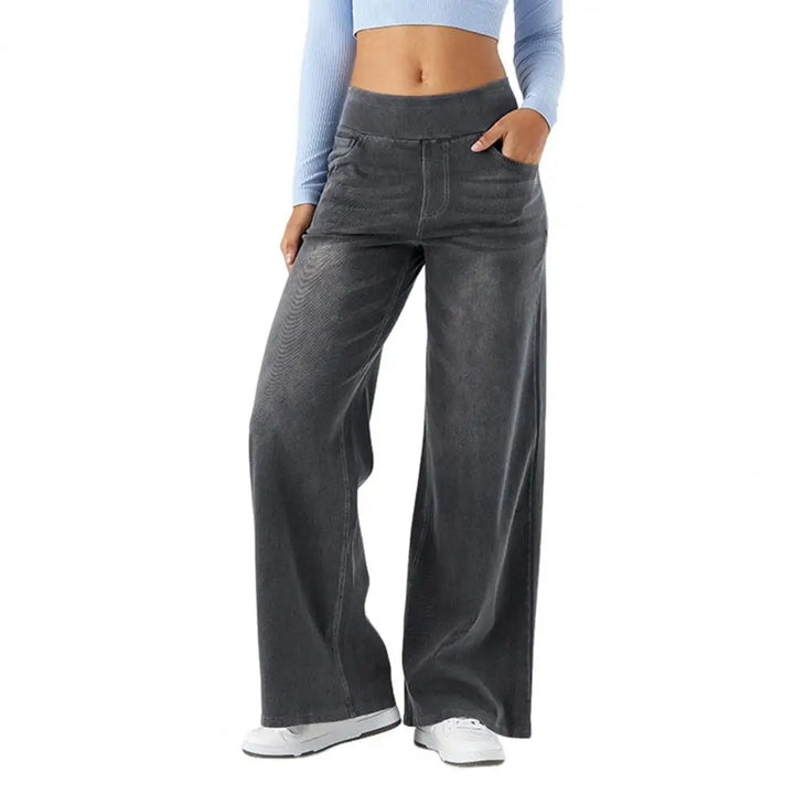 Olivia Bennet | Wide Leg Jean for Women in Denim
