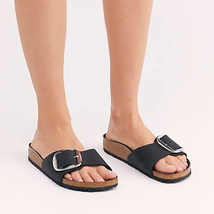 Olivia Bennet | Cork Slides for Women