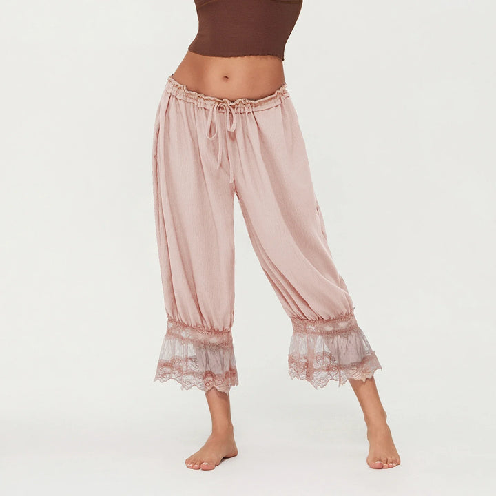 Olivia Bennet | Lace Lantern Pants for Women