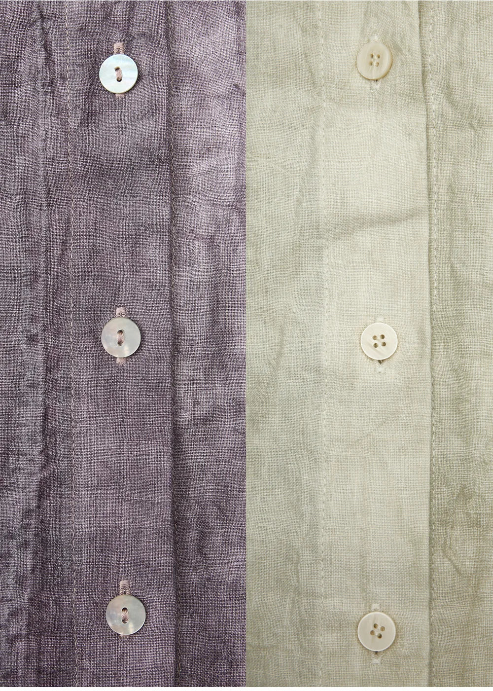 Olivia Bennet | Pleated Linen Button Shirt