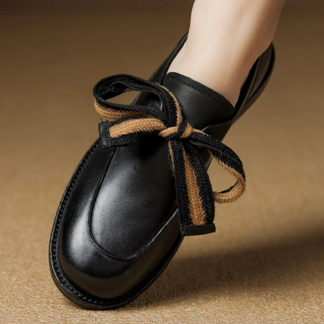 Olivia Bennet | Classic Leather Loafers for Women
