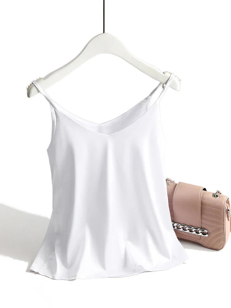Olivia Bennet | Camisole Top for Women in Soft Fabric, Relaxed Fit, Classic Style