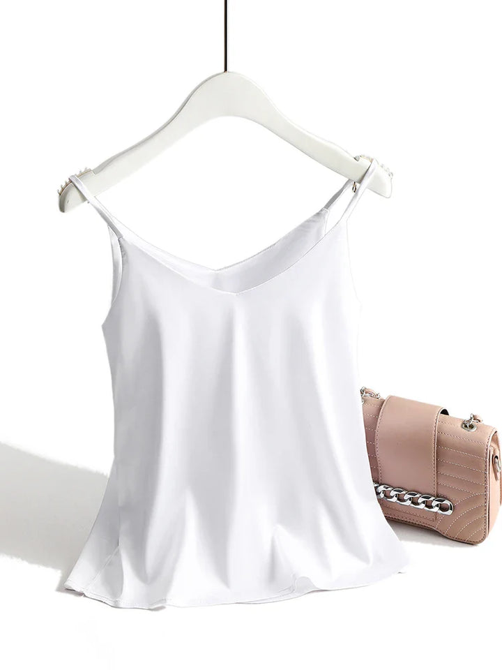 Olivia Bennet | Camisole Top for Women in Soft Fabric, Relaxed Fit, Classic Style