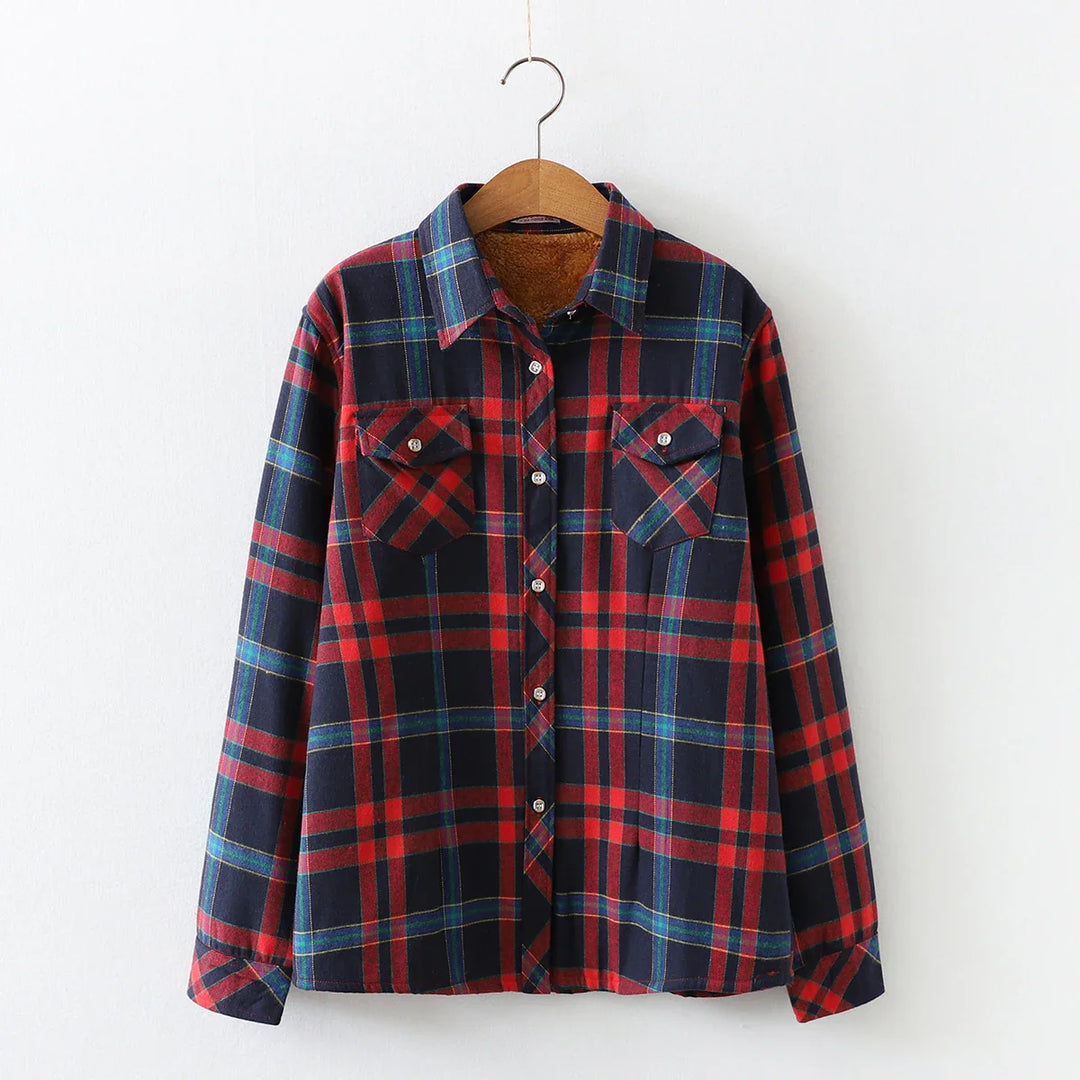 Olivia Bennet | Classic Plaid Throw Blanket