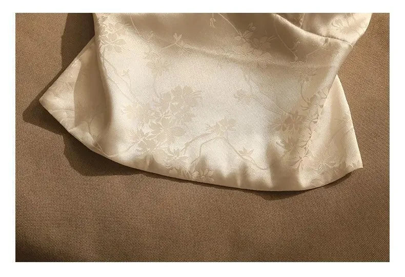 Olivia Bennet | Satin Corset for Women in Jacquard Style