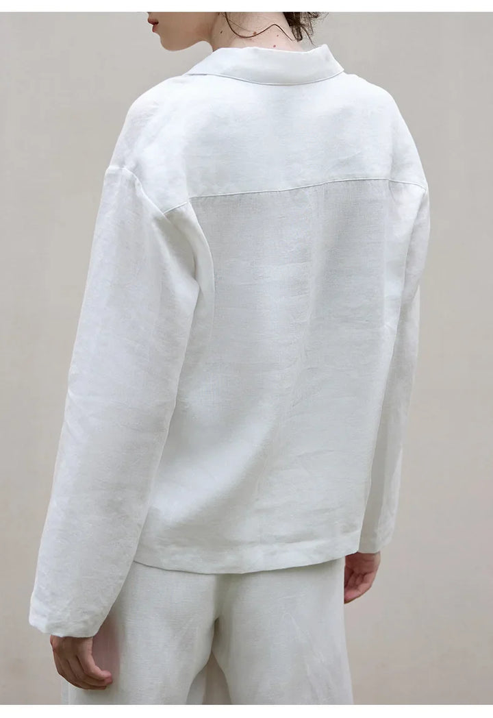 Olivia Bennet | Linen Pullover for Women in Classic Fit