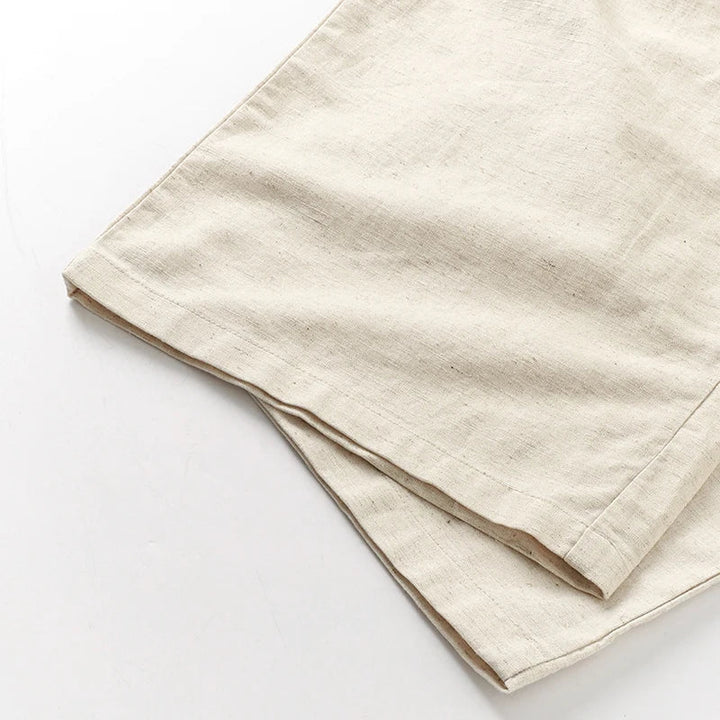 Olivia Bennet | Linen Lounge Pant for Women in Natural Fit