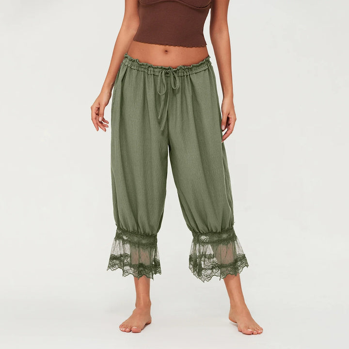 Olivia Bennet | Lace Lantern Pants for Women