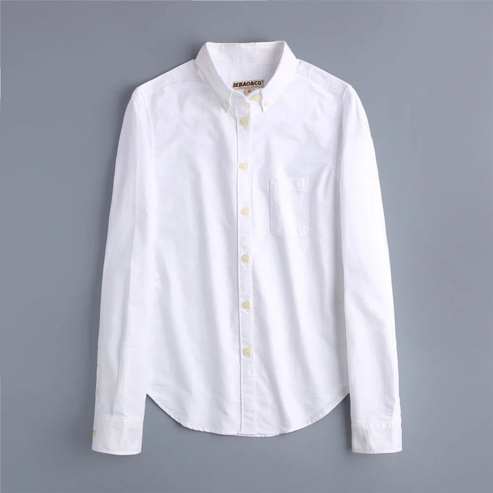 Olivia Bennet | Elegant Blouse for Women in Pastel Oxford