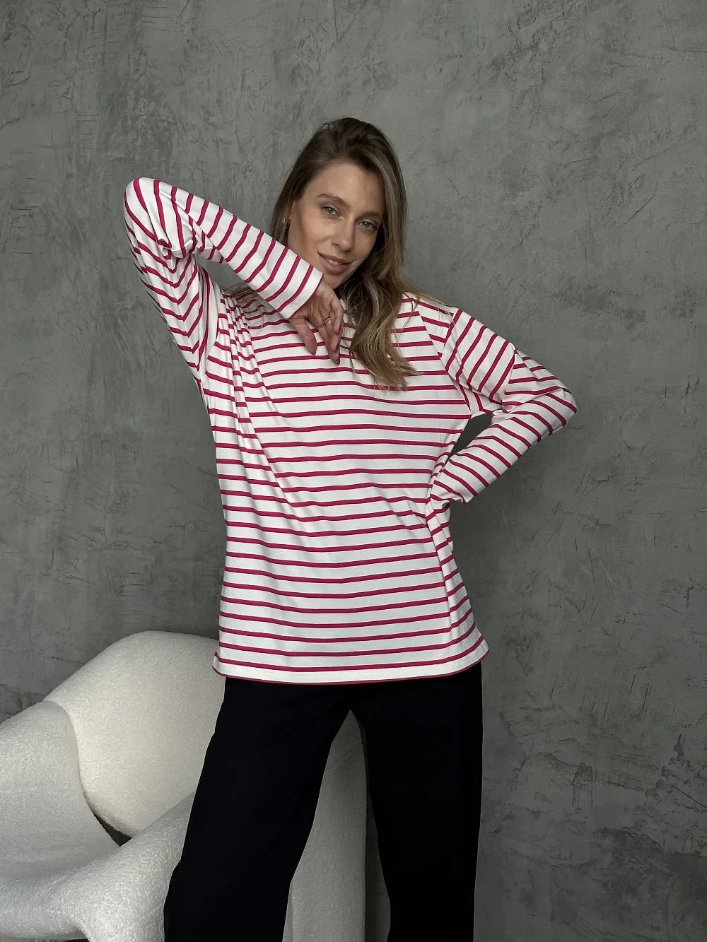 Olivia Bennet | Striped Cotton Shirt