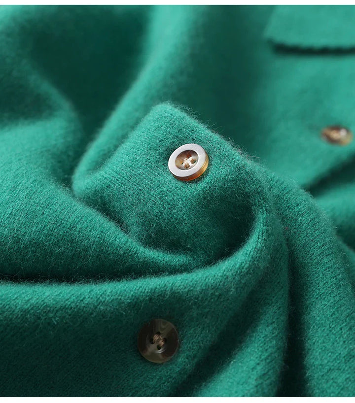 Olivia Bennet | Wool Polo for Women in Classic Fit, Navy
