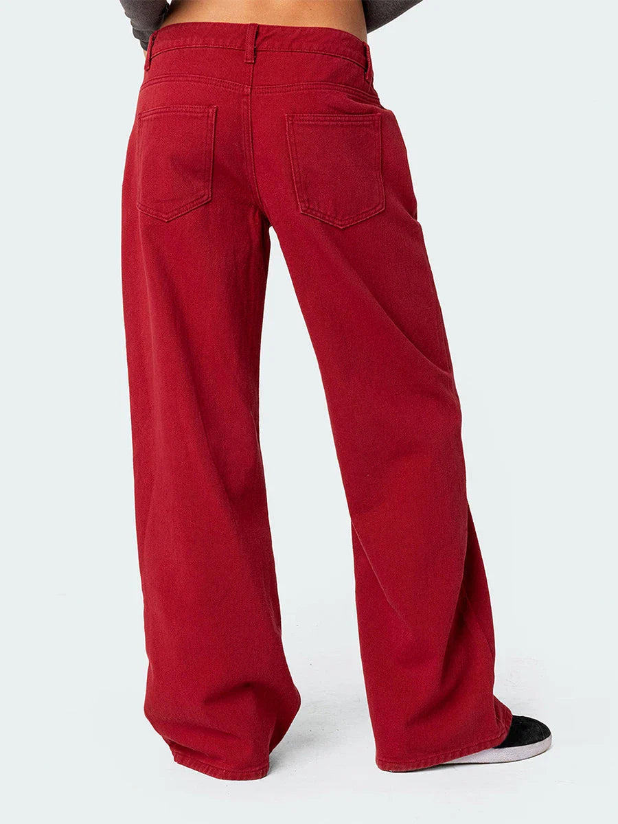 Olivia Bennet | Straight Jeans for Women in Denim