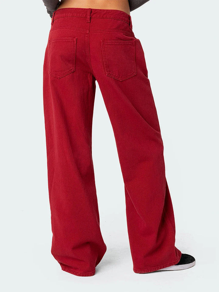 Olivia Bennet | Straight Jeans for Women in Denim