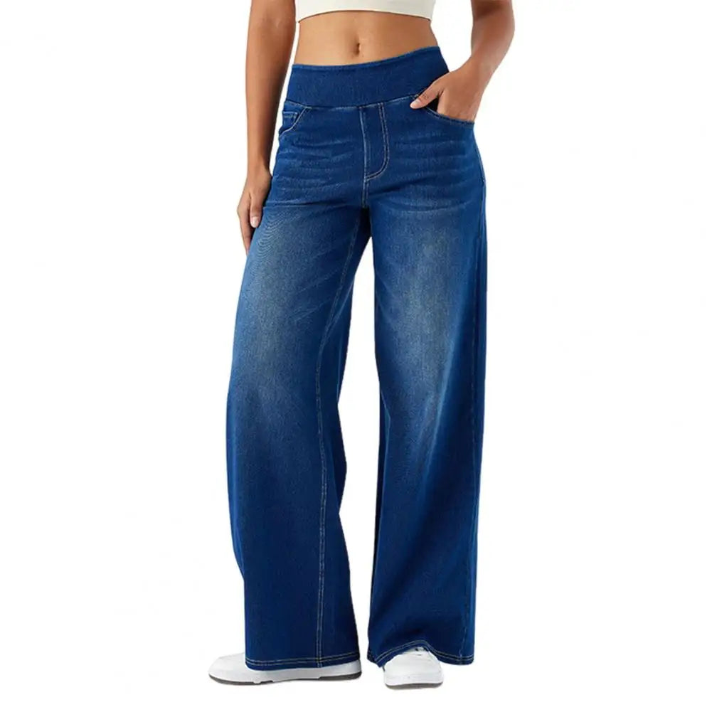 Olivia Bennet | Wide Leg Jean for Women in Denim