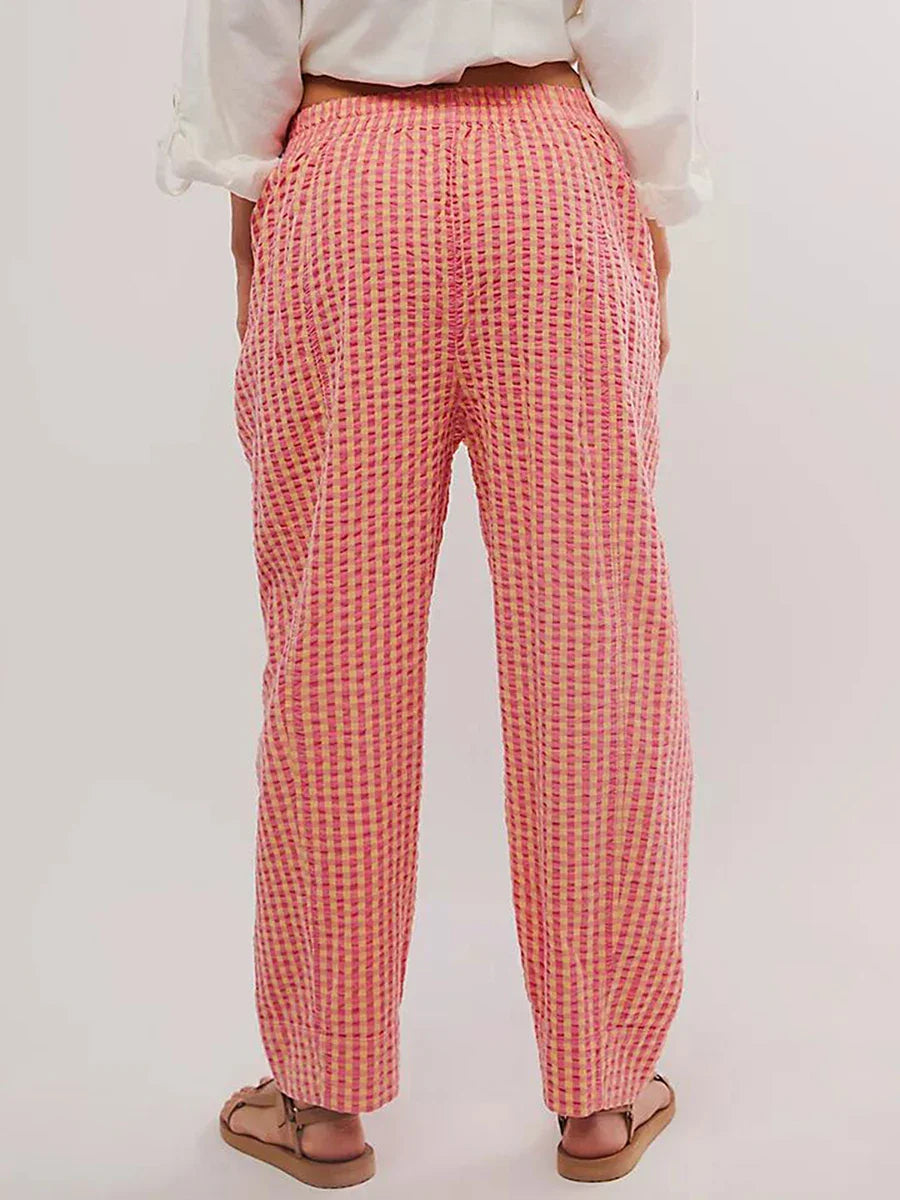 Olivia Bennet | Lounge Pants for Women in Soft Fabric, Relaxed Fit, Gray