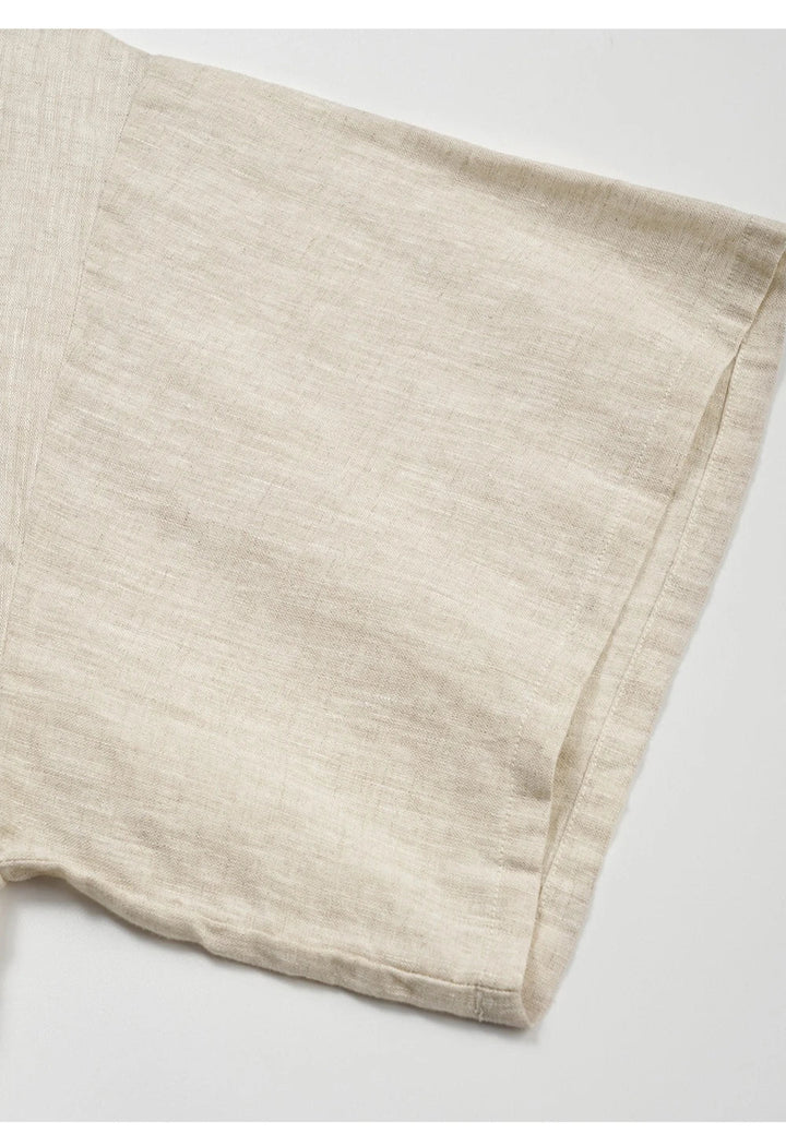 Olivia Bennet | Flared Sleeve Linen Pullover