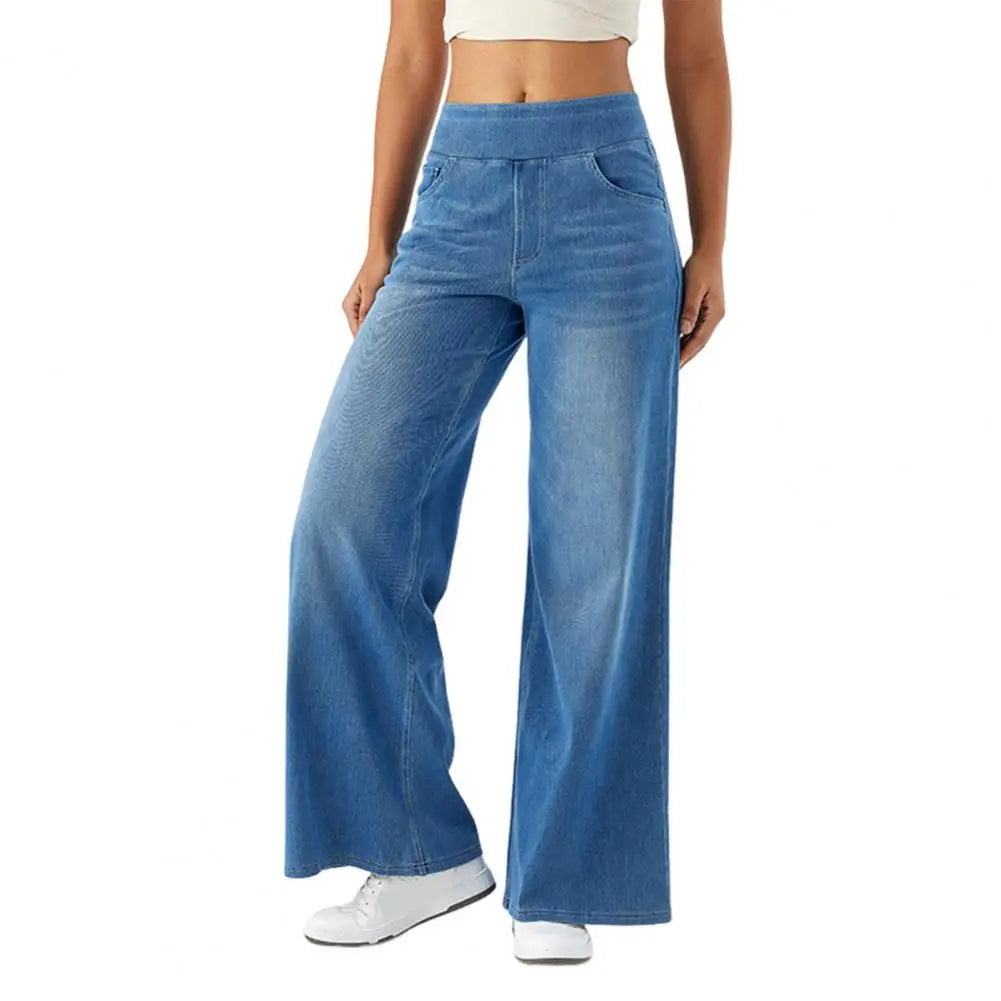 Olivia Bennet | Wide Leg Jean for Women in Denim