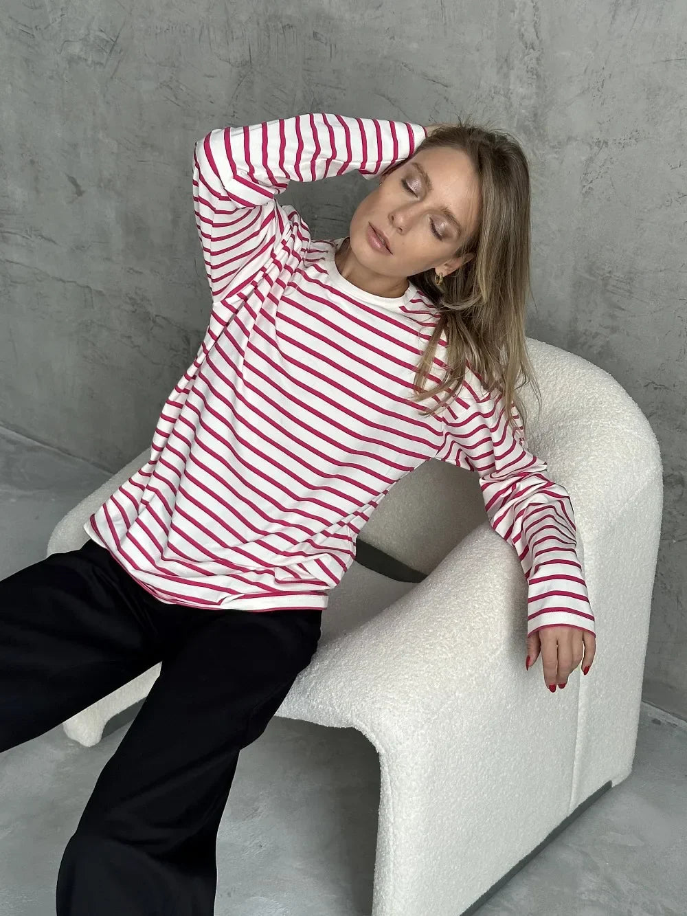 Olivia Bennet | Striped Cotton Shirt
