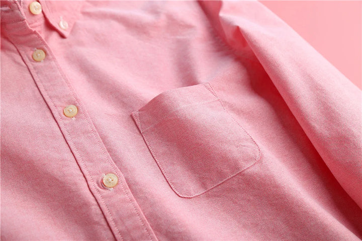 Olivia Bennet | Elegant Blouse for Women in Pastel Oxford