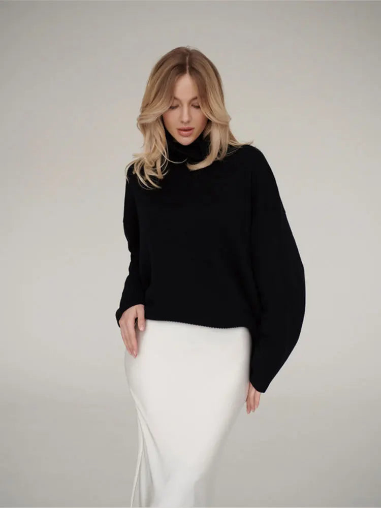 Olivia Bennet | Satin Fishtail Maxi Skirt for Women in Elegant Style