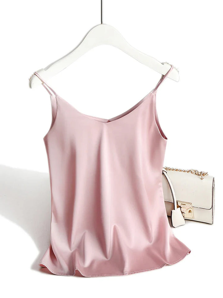 Olivia Bennet | Camisole Top for Women in Soft Fabric, Relaxed Fit, Classic Style