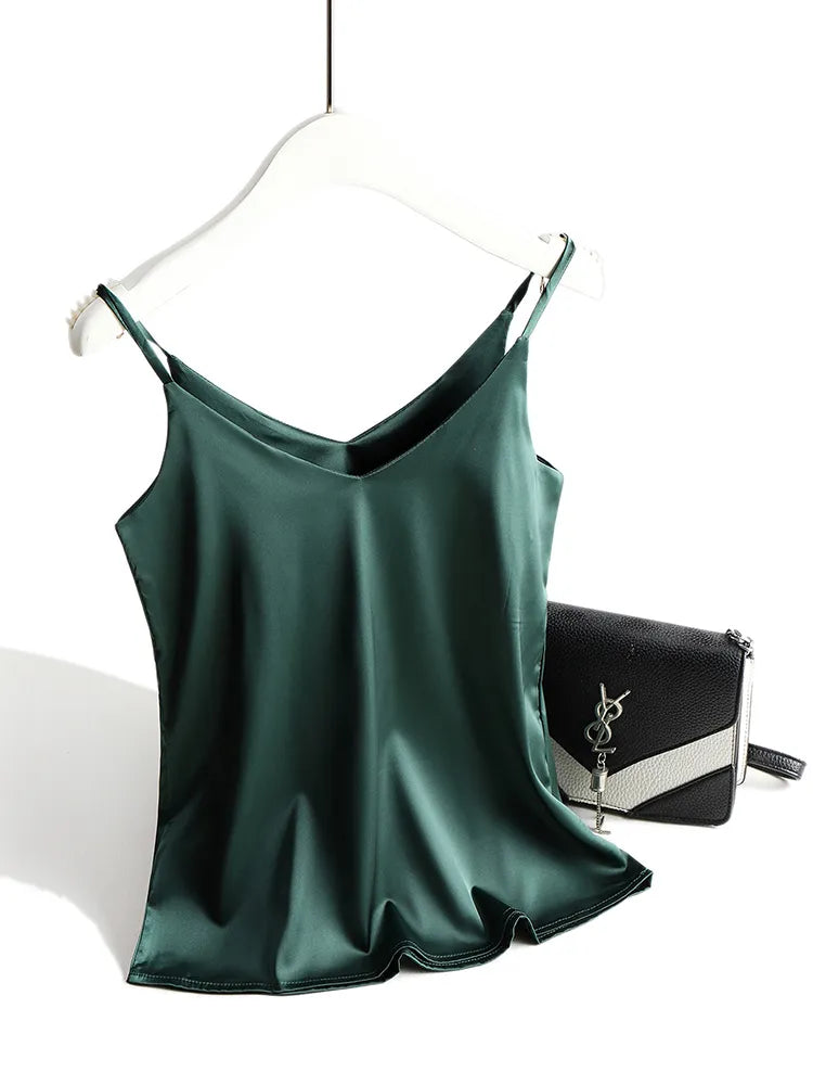 Olivia Bennet | Camisole Top for Women in Soft Fabric, Relaxed Fit, Classic Style