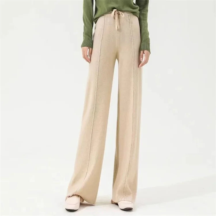 Olivia Bennet | Classic Wool Trousers for Women
