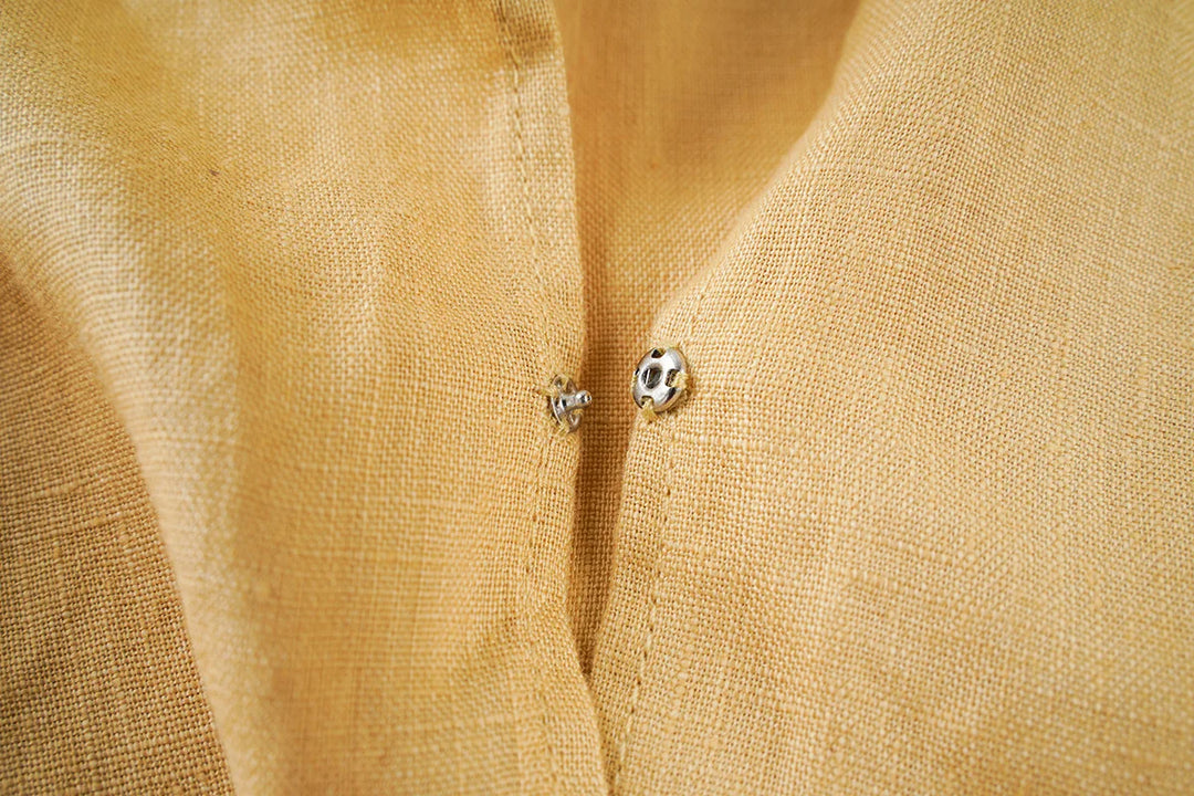 Olivia Bennet | Drape Linen Vest for Women