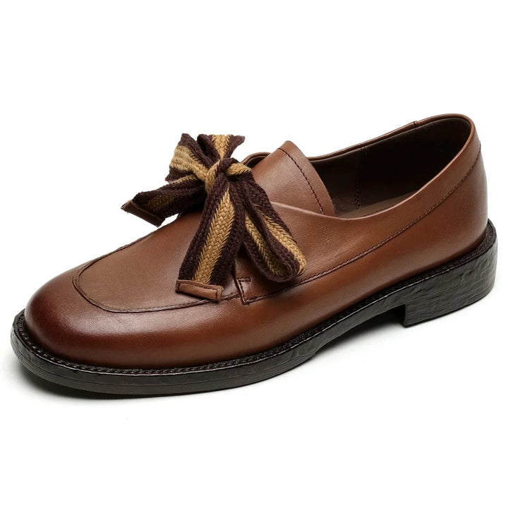 Olivia Bennet | Classic Leather Loafers for Women